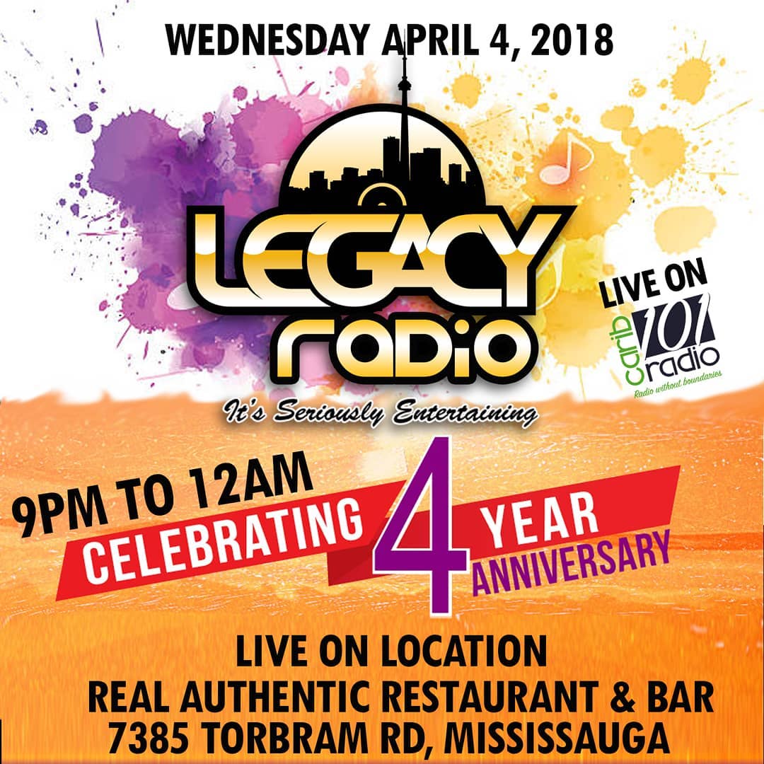 LEGACY RADIO 4TH ANNIVERSARY