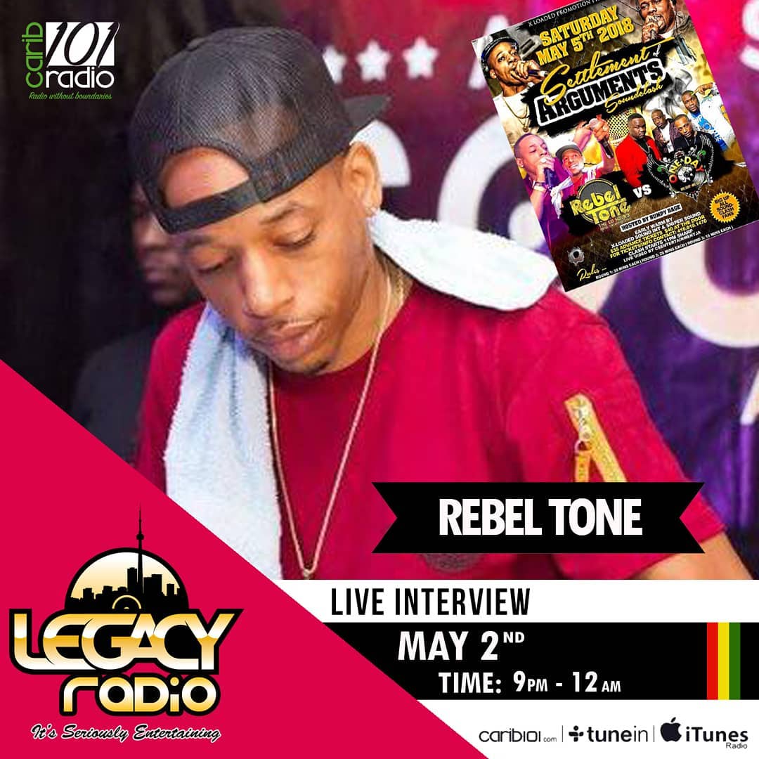 REBEL TONE &amp; MONEY RANSOM ON LEGACY RADIO