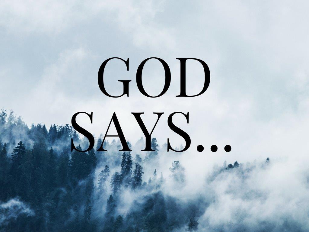 God Says... (New Wine &amp; New Wine Skin)