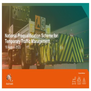Draft National Prequalification Scheme for Temporary Traffic Management