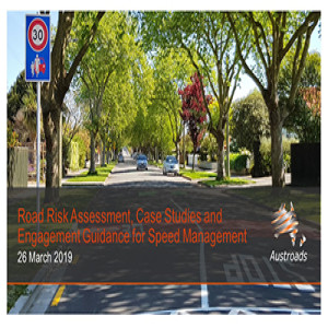 Road Risk Assessment, Case Studies and Engagement Guidance for Speed Management