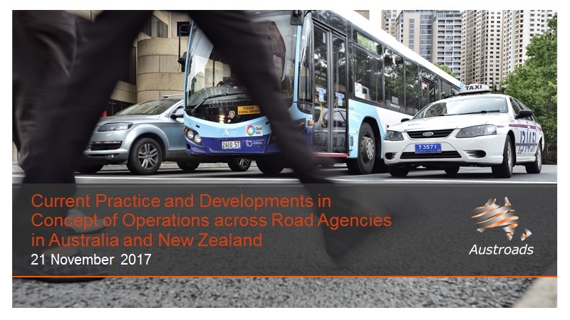 Current Practice and Developments in Concept of Operations across Road Agencies in Australia and New Zealand