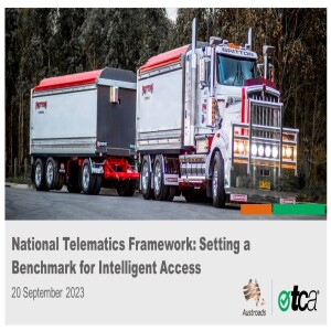 National Telematics Framework: Setting a Benchmark for Intelligent Access