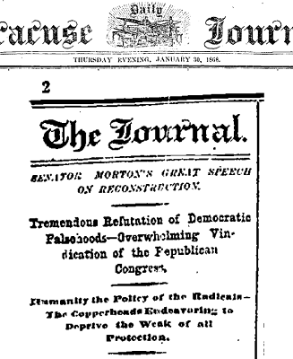 1: Senators Doolittle and Morton on Reconstruction