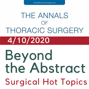 Beyond the Abstract: COVID-19 Guidance for Triage of Operations for Thoracic Malignancies