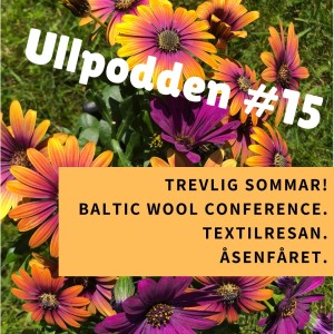 #15/2020 Konferenstips, Textilresan och Åsenfåret.