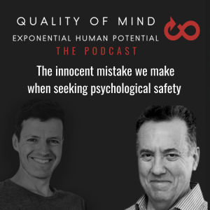 Our Innocent Mistake with Psychological Safety - Seeking Stability in an Unstable World - A conversation with Joel Drazner