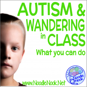 Autism and Wandering in the Classroom- What to Do