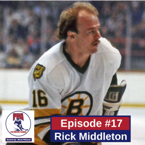 #17 Rick Middleton Boston Bruins Legend