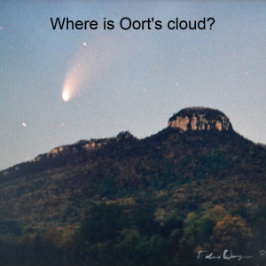 Where is Oort‘s cloud?