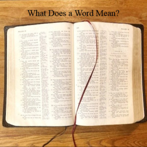 What does a word mean?