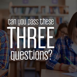 Can You Pass These Three Questions? (Jonathan Germany)