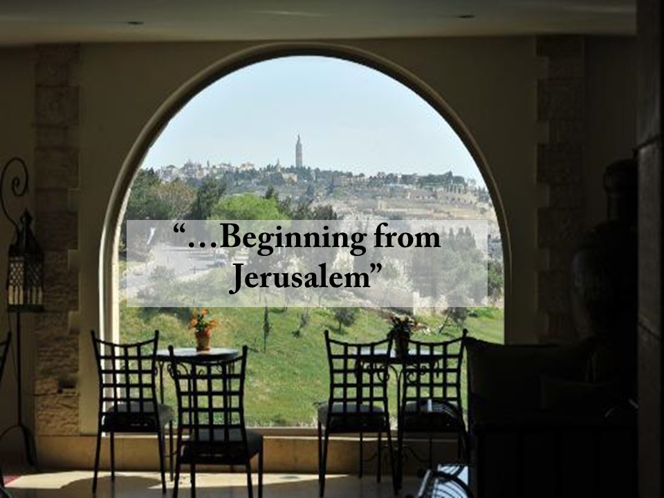 ...Beginning from Jerusalem (Adam Faughn)