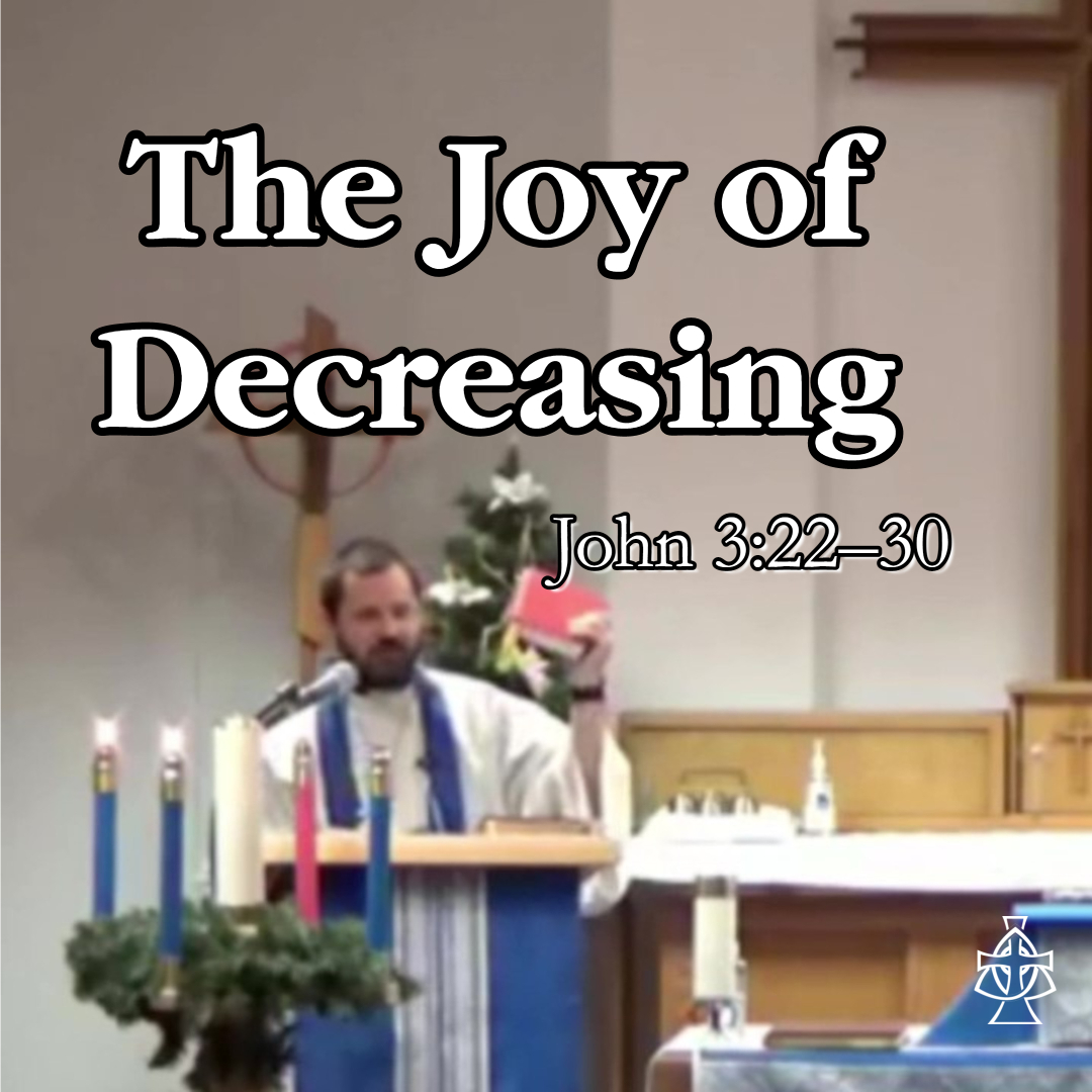 The joy of decreasing - John 3:22–30 Sermon - Fr. Nathan R. Hale