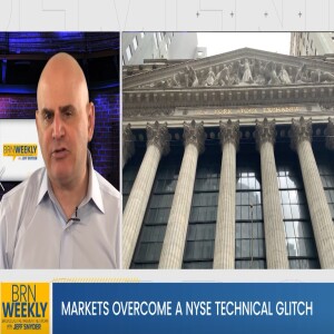 Markets overcome a NYSE technical glitch