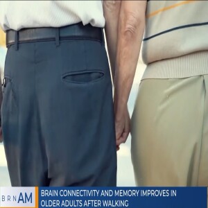 #BRNAM #1338 |  Brain connectivity and memory improves in older adults after walking
