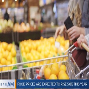 Food prices are expected to rise 5.8% this year