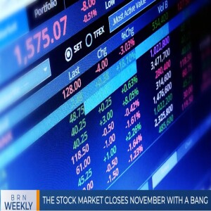 The stock market closes November with a Bang