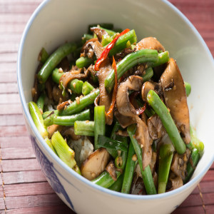 Szechuan Mushroom Stir Fry