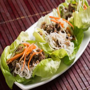 Blending Meat and Mushrooms for Asian Meals
