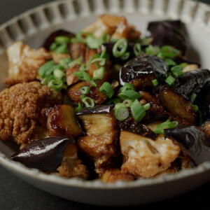 Cauliflower and Eggplant Adobo