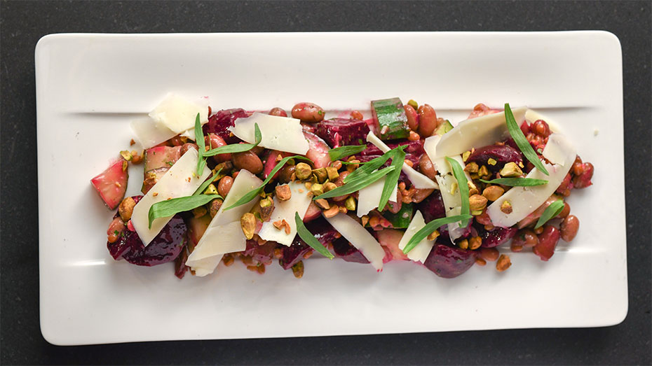 Cranberry Bean, Beet and Wheat Berry Salad