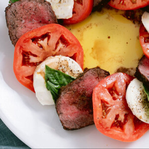 Wagyu Beef Caprese Salad