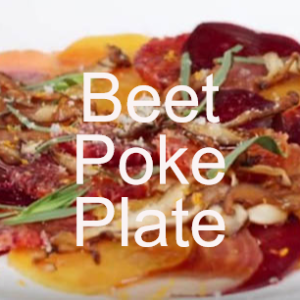 Beet Poke Plate
