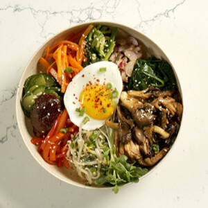 Grilled Mushroom Bibimbap