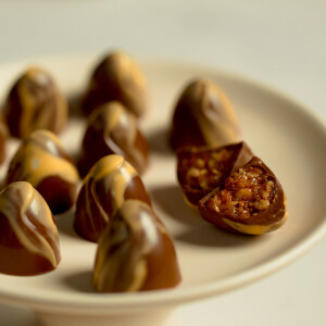 Caramelized Almond and Almond Butter Bonbons