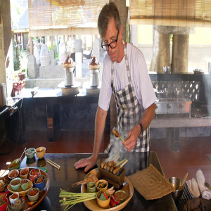 Chef Heinz van Holzen, Restaurant Bumbu Bali Benoa, Bali