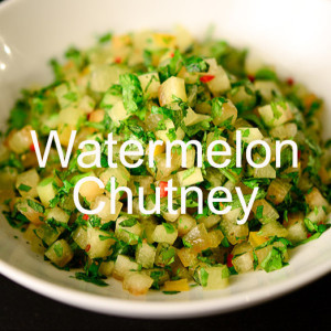 North African Preserved Watermelon Chutney