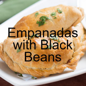 Empanadas with Black Beans, Pork, Pumpkin and Queso Anejo