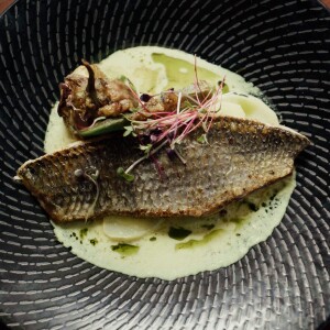 Roasted Shallots with Fish at Brunton Boatyard Hotel in Kerala, India