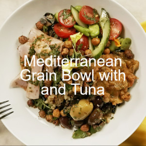 Mediterranean Grain Bowl with Chermoula, Zaalouk, and Tuna