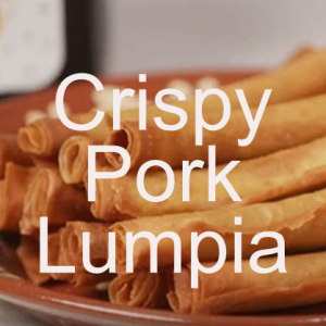 Crispy Pork Lumpia with Lemon Soy Dipping Sauce