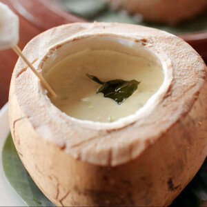 Coconut Moilee at Marari Beach in Kerala, India