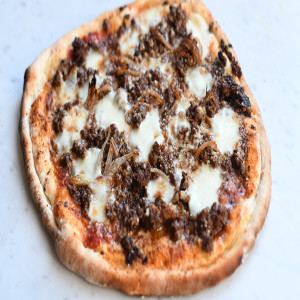 Lamb Merguez Pizza