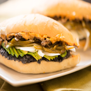 Torta with Black Bean Puree
