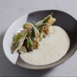 Textures of Lion’s Mane Mushroom at Pied à Terre in London