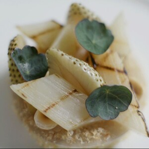 White Asparagus Bavoise at Pied à Terre in London