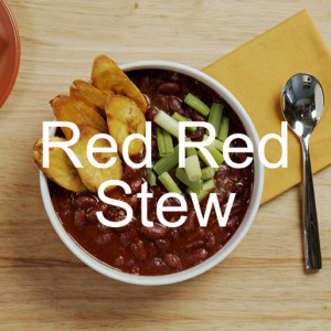 Red Red Stew: Ghanaian Red Bean Stew with Fried Plantains