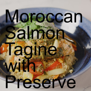 Moroccan Salmon Tagine with Preserved Lemons and Capers