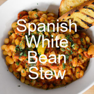 Spanish White Bean Stew with Smoked Paprika and Chorizo