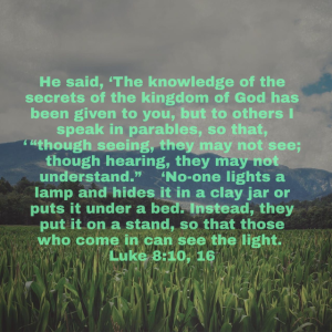 Hear - Luke 8:4-21 [CV12]