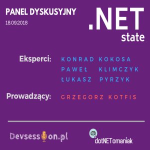 .NET State - Panel dyskusyjny .NET Developer Days 2018