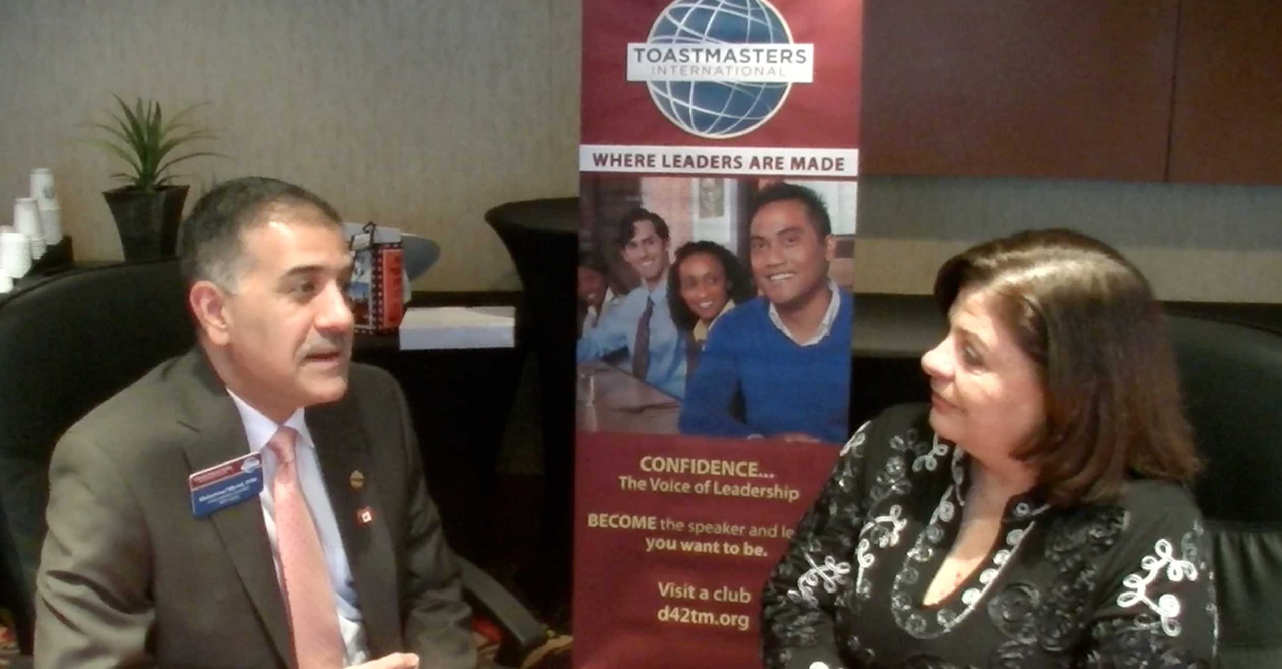 Toastcaster 48 - Marta Munoz interviews Toastmasters Intl President Mohammed Murad