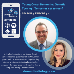 Season 4: Episode 52- Young Onset Dementia: Genetic Testing - To test or not to test?