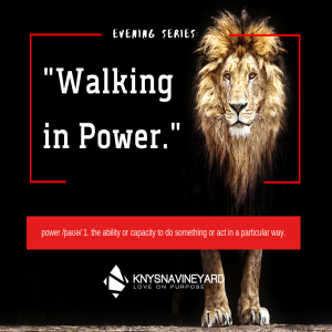 “Walking in Power” - Logan Chalmers