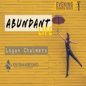 Abundant Life (Week 1) - Pastor Logan Chalmers